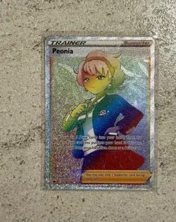 Pokemon Peonia Rainbow Rare ( Secret ) Chilling Reign Card 219/198 NM - Image 1