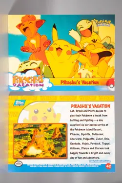 Pokemon - TOPPS Pikachu's Vacation Cards 1st or 2nd Print MINT (pick your card) - Image 4