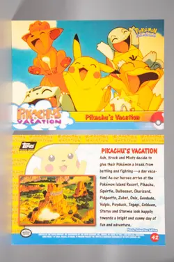 Pokemon - TOPPS Pikachu's Vacation Cards 1st or 2nd Print MINT (pick your card) - Image 5