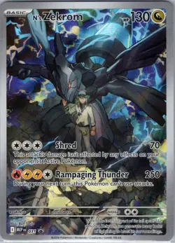 N's Zekrom - 031 ME: Mega Evolution Promo - Pokemon Card - NM - Image 1