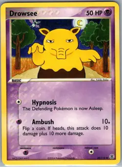Drowzee (Drowsee Error) 32/112 Non Holo FireRed & LeafGreen - Pokemon Card - NM - Image 1