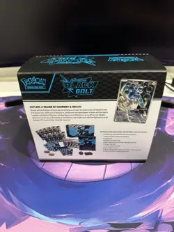 Black Bolt Elite Trainer Box ETB *OPENED* Empty Box & Accessories -NO PROMO CARD - Image 4