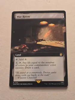 WHO Doctor Who Extended Art Surge Foil 1124 War Room - Image 1