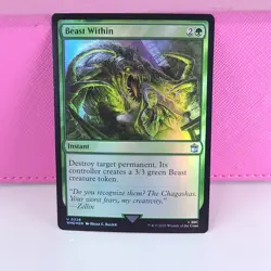 Beast Within 0228 Uncommon Doctor Who Commander LP FOIL - Image 1