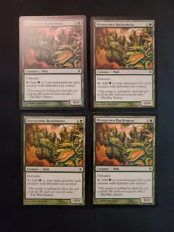 4X Overgrown Battlement Rise of the Eldrazi NM Magic The Gathering MTG 4 X4 - Image 1