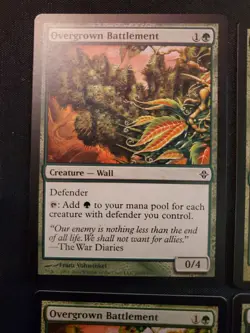 4X Overgrown Battlement Rise of the Eldrazi NM Magic The Gathering MTG 4 X4 - Image 2