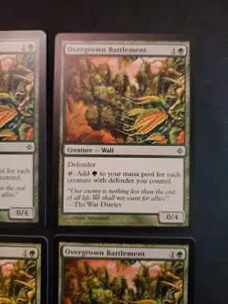 4X Overgrown Battlement Rise of the Eldrazi NM Magic The Gathering MTG 4 X4 - Image 3