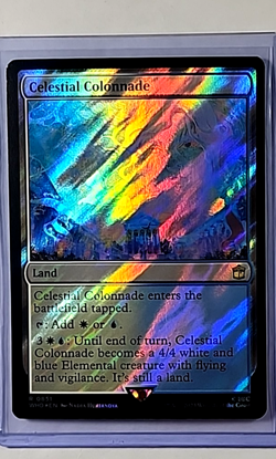 2023 MTG Magic the Gathering WHO Doctor Who Surge Foil #851 Celestial Colonnade - Image 1