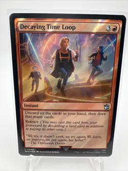 Decaying Time Loop - Doctor Who - Near Mint Surge Foil - Never Been Played - Image 1