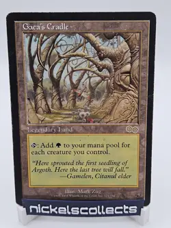 Gaea's Cradle Urza's Saga Regular. Rare Card. See photos for condition. - Image 1