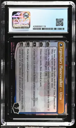 THE MIGHTSTONE AND WEAKSTONE The Brothers' War Foil Rare CGC 9 MTG [Nostalgium] - Image 2