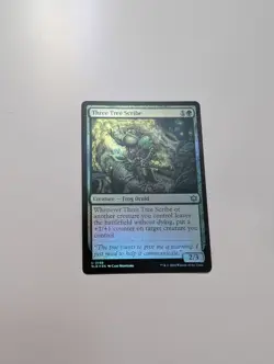 MTG - Three Tree Scribe (Foil) - Bloomburrow NM/M Condition - Image 1
