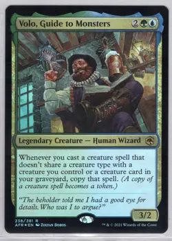 1x Volo, Guide to Monsters *Foil* - AFR - Near Mint - Image 1