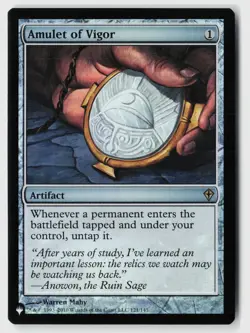 Amulet of Vigor #121 (Foil) (NM) List Reprints LIST LIST Magic MTG - Image 1
