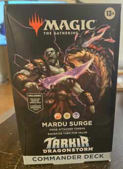 NEW Magic the Gathering "MARDU SURGE" Tarkir Dragonstorm Commander Deck - Image 1
