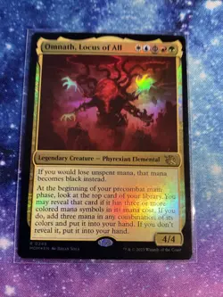 MTG FOIL Omnath, Locus of All – March of the Machine Card # 249 - Image 1