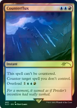 1 x Counterflux - Foil - Secret Lair (482) - LP - MTG - Image 1