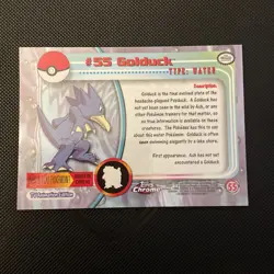2000 Topps Chrome Pokemon: Golduck #55 - NM - Image 3