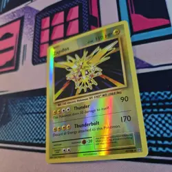 Zapdos 42/108 Reverse Holo XY Evolutions Pokemon Card - Image 3