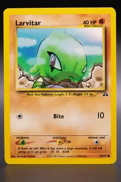 Pokemon - Larvitar - 57/75 - Neo Discovery COMMON Near Mint WOTC - Image 1