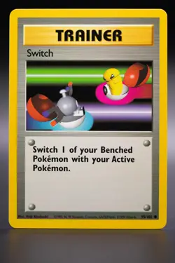 Pokemon - Trainer Switch - 95/102 - Base Set COMMON Near Mint WOTC - Image 1