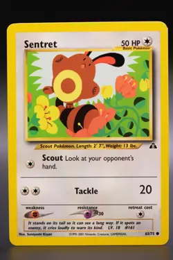 Pokemon - Sentret - 63/75 - Neo Discovery COMMON Near Mint WOTC - Image 1
