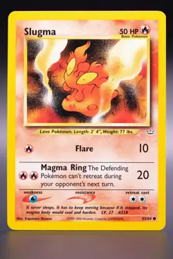 Pokemon - Slugma - 53/64 - Neo Revelation COMMON Near Mint WOTC - Image 1