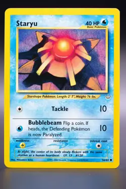 Pokemon - Staryu - 56/64 - Neo Revelation COMMON Near Mint WOTC - Image 1