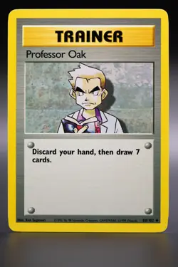 Pokemon - Trainer Professor Oak - 88/102 - Base Set UNCOMMON Near Mint WOTC - Image 1