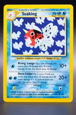 Pokemon - Seaking - 37/64 - Revelation UNCOMMON Near Mint WOTC - Image 1