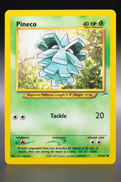 Pokemon - Pineco - 77/105 - Neo Destiny COMMON Near Mint WOTC - Image 1