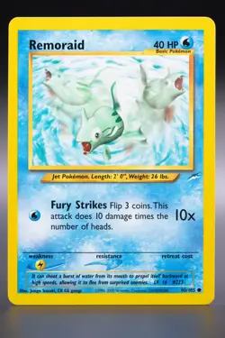 Pokemon - Remoraid - 80/105 - Neo Destiny COMMON Near Mint WOTC - Image 1
