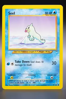Pokemon - Seel - 81/105 - Neo Destiny COMMON Near Mint WOTC - Image 1