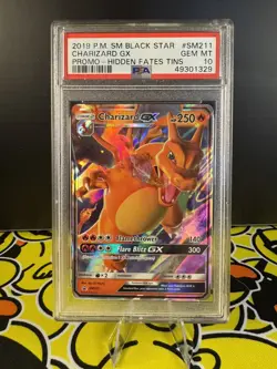 2019 Pokemon Sun & Moon Star Promo Charizard GX SM211 Sm Holo PSA 10 - Image 1