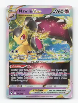 Pokemon TCG - Mawile VSTAR 071/195 Near Mint Holo VSTAR Rare Silver Tempest - Image 1