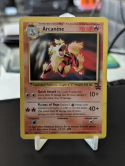 Arcanine 6 Black Star Promo Pokemon mP - Image 1