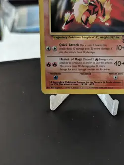 Arcanine 6 Black Star Promo Pokemon mP - Image 2