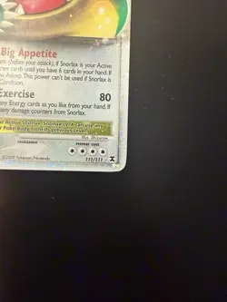 2009 Pokemon Platinum Rising Rivals Snorlax Lv. X Holo Foil Rare 111/111 MP - Image 3