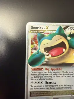 2009 Pokemon Platinum Rising Rivals Snorlax Lv. X Holo Foil Rare 111/111 MP - Image 5