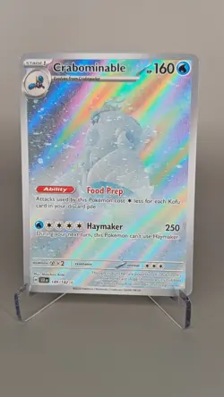 Crabominable 149/142 - Pokemon Sv07: Stellar Crown Illustration Rare (NM/M) - Image 1