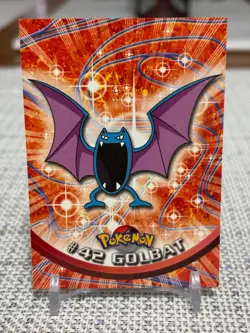 1999 Topps Pokemon #42 Golbat (TV Animation Series 1) Black Logo NM - Image 1