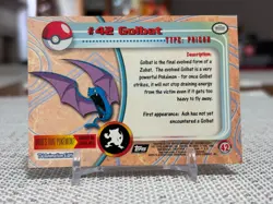 1999 Topps Pokemon #42 Golbat (TV Animation Series 1) Black Logo NM - Image 2