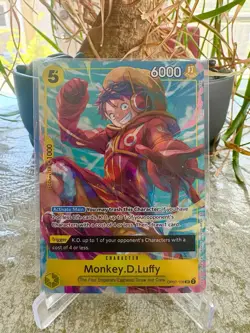 Monkey.D.Luffy Illustration Box Vol. 3 OP07-109 SR Foil One Piece Not Sealed - Image 1