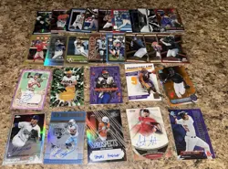 HUGE ALL SERIAL NUMBERED #d Baseball Football Basketball Card Lot! 200ct Box!! - Image 1