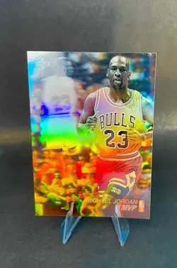 1991-92 Upper Deck - Award Winners - Michael Jordan #AW4 MVP Hologram SP D - Image 1