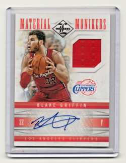 2012-13 Panini Limited Blake Griffin Material Monikers Auto Patch #'d/49 - Image 1