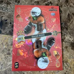 2024 Wild Card 5 Draw Stacked Deck Isaiah Bond RC Rookie Browns #d 1/1 - Image 1