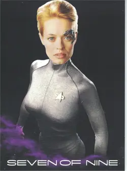 Star Trek Voyager Heroes and Villains reward card BB10 7 of 9 - Image 1