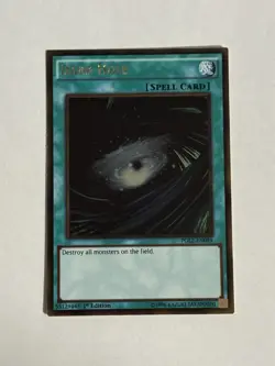 Yugioh! LP Dark Hole - PGL2-EN089 - Gold Rare - Image 1