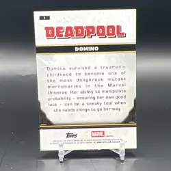 Topps Chrome Marvel Deadpool Domino Trading Card #4 Purple 165/250 - Image 3